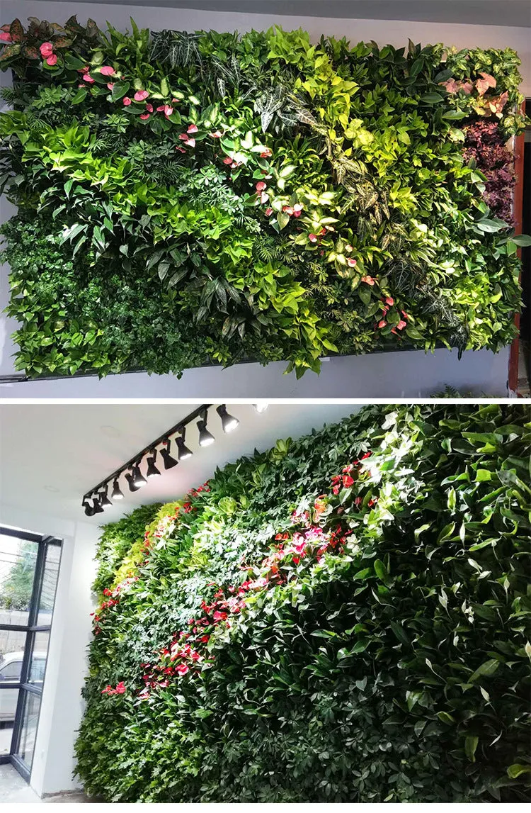 Vertical Planter with 10 Hanging Flower Pots