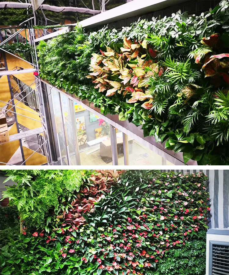Vertical Planter with 10 Hanging Flower Pots