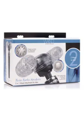 Wand Essentials Twin Turbo Strokers Attachment