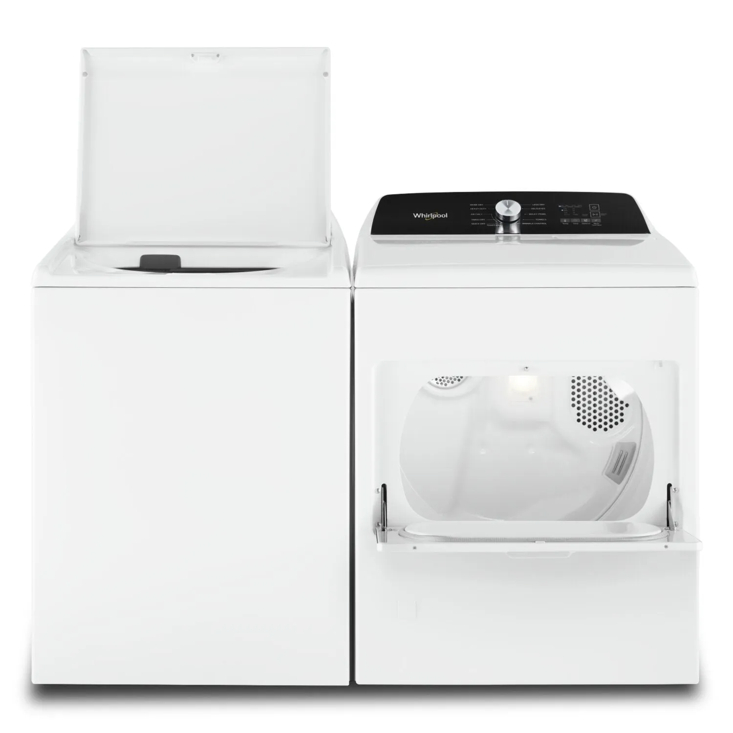 Whirlpool 5.2 Cu. Ft. Top-Load Washer and 7 Cu. Ft. Gas Dryer - White