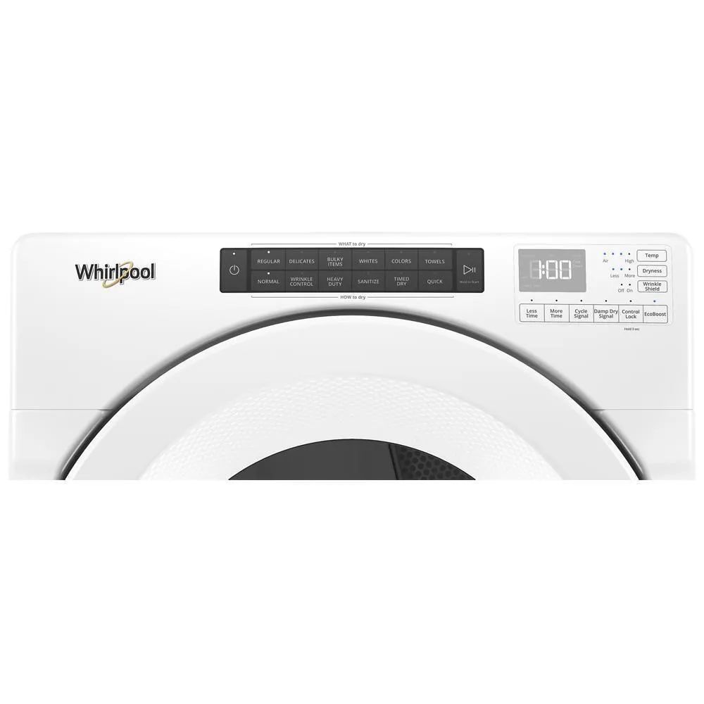 Whirlpool 7.4 cu. ft. Front Load Electric Dryer with Intuitive Touch Controls