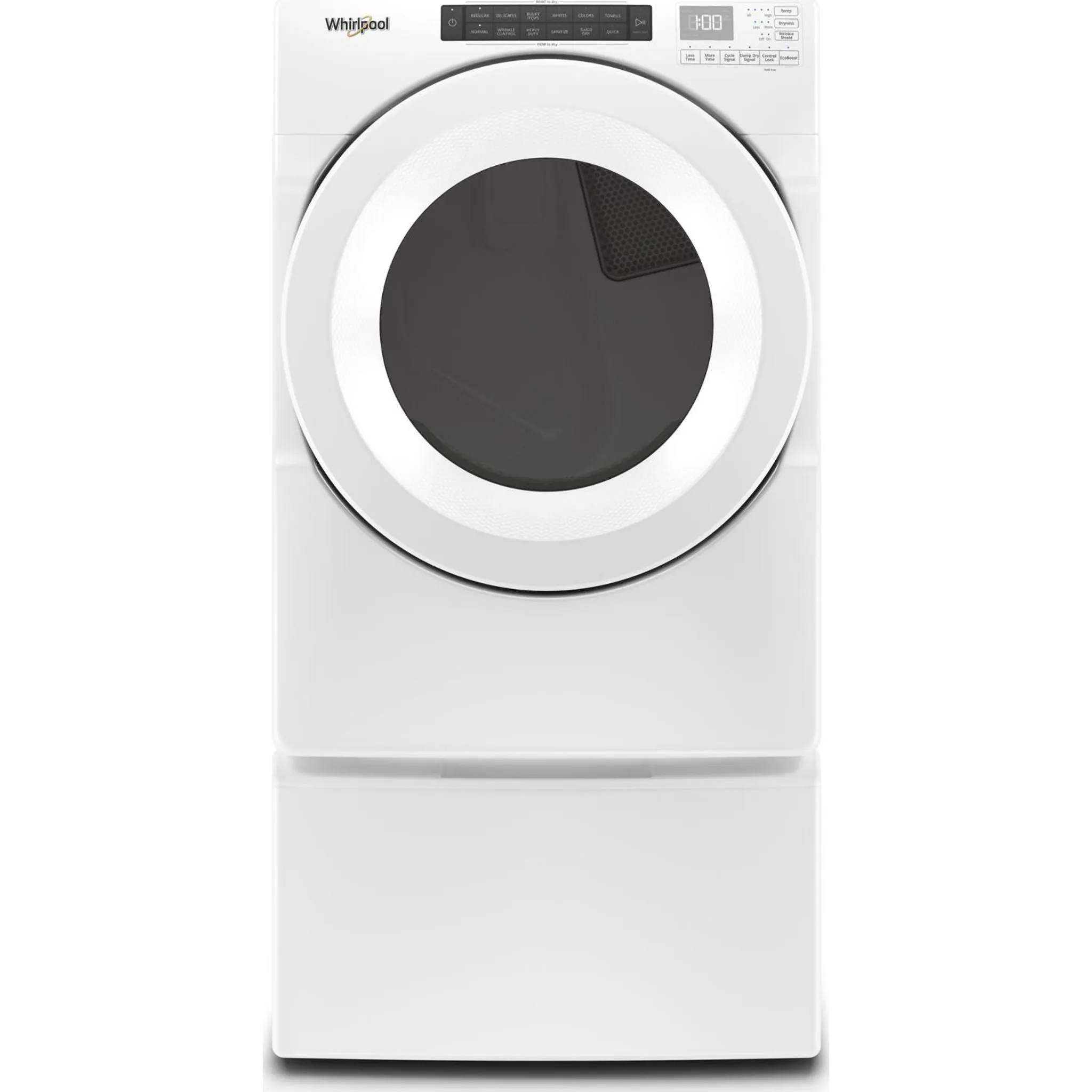 Whirlpool 7.4 cu. ft. Front Load Gas Dryer with Intuitive Touch Controls (WGD5620HW)