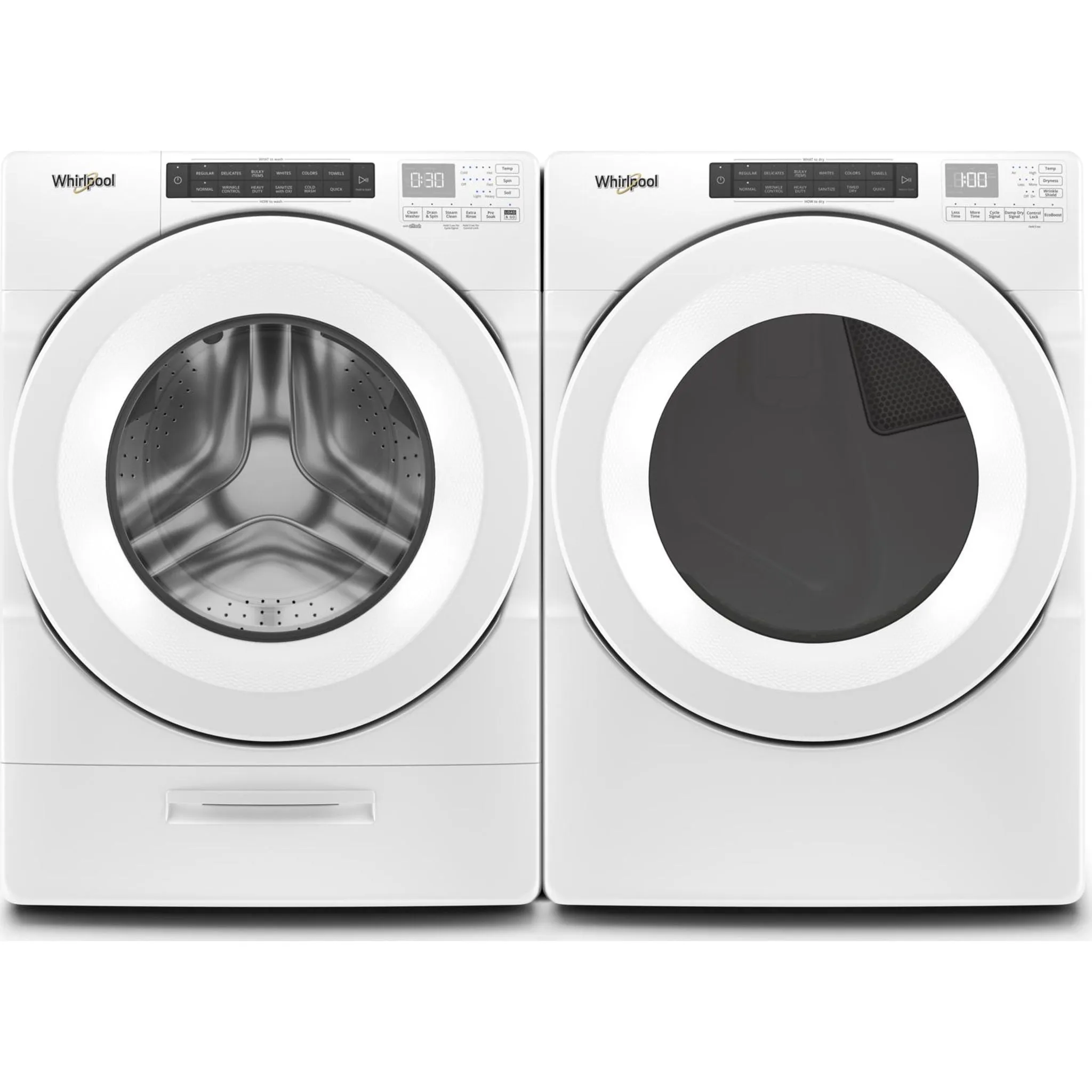 Whirlpool 7.4 cu. ft. Front Load Gas Dryer with Intuitive Touch Controls (WGD5620HW)