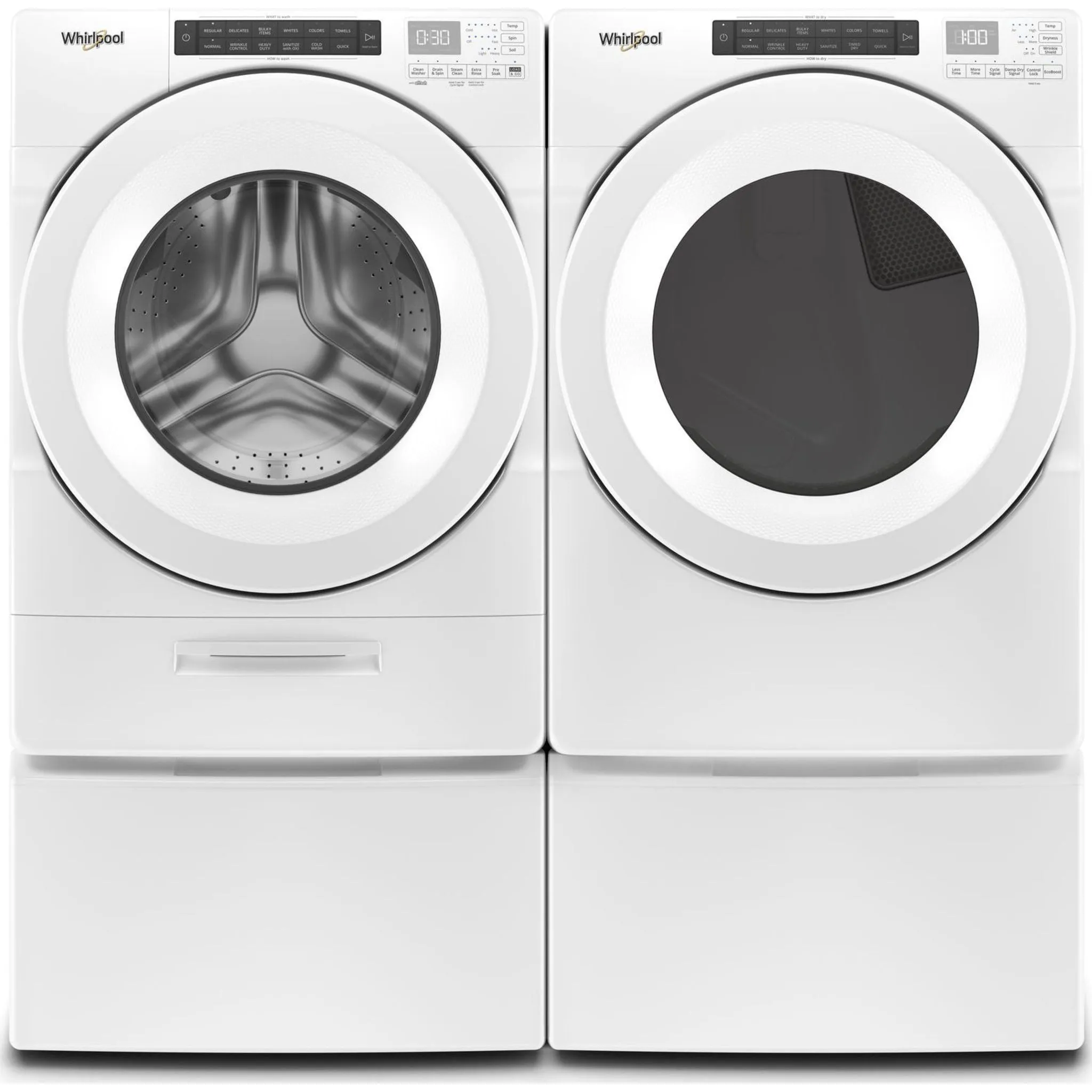Whirlpool 7.4 cu. ft. Front Load Gas Dryer with Intuitive Touch Controls (WGD5620HW)