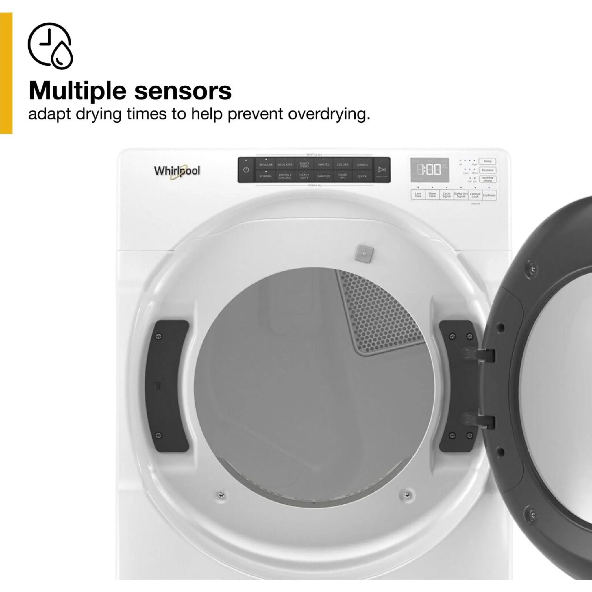 Whirlpool 7.4 cu. ft. Front Load Gas Dryer with Intuitive Touch Controls (WGD5620HW)