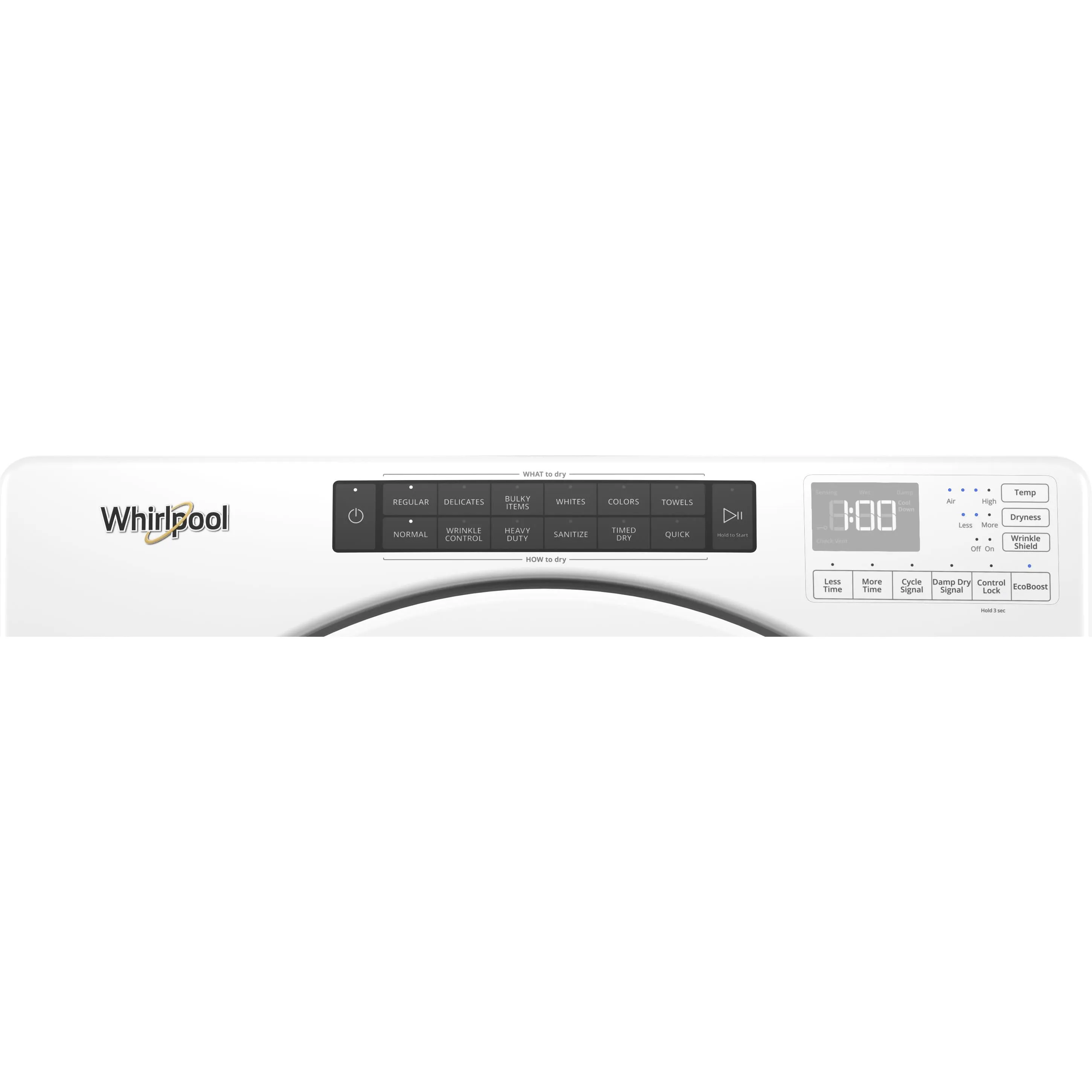 Whirlpool 7.4 cu.ft. Gas Dryer with Intuitive Touch Controls WGD5620HW