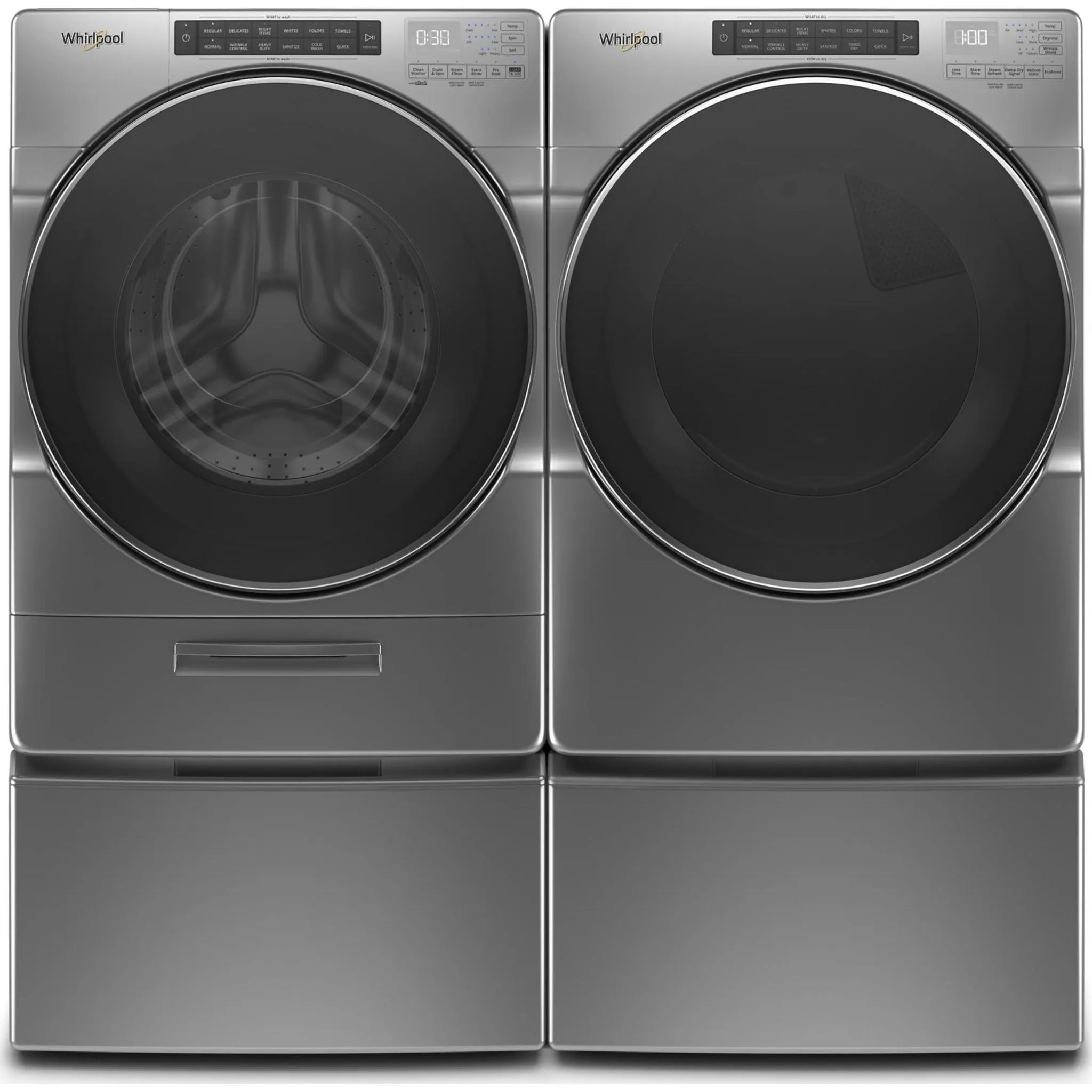 Whirlpool Gas Dryer (WGD6620HC) - Chrome Shadow