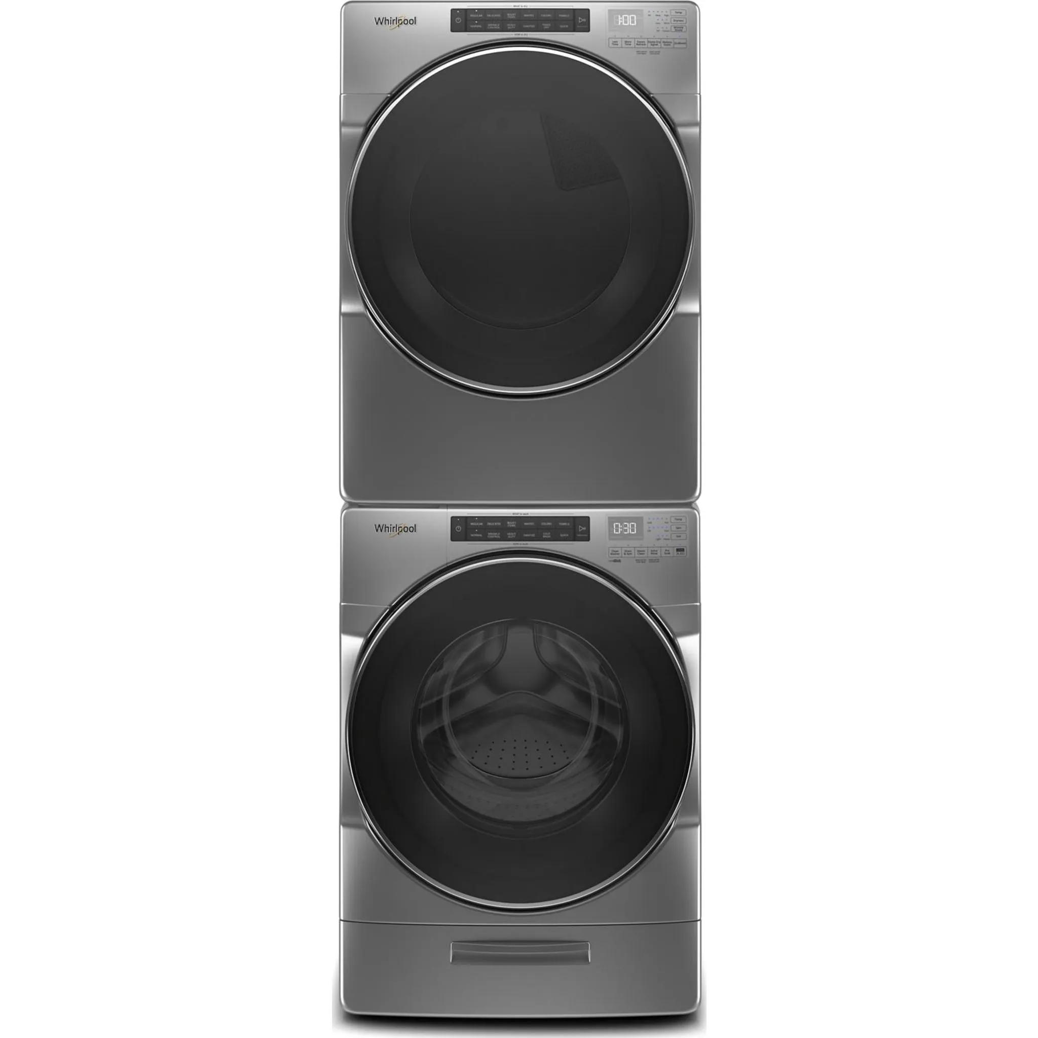 Whirlpool Gas Dryer (WGD6620HC) - Chrome Shadow