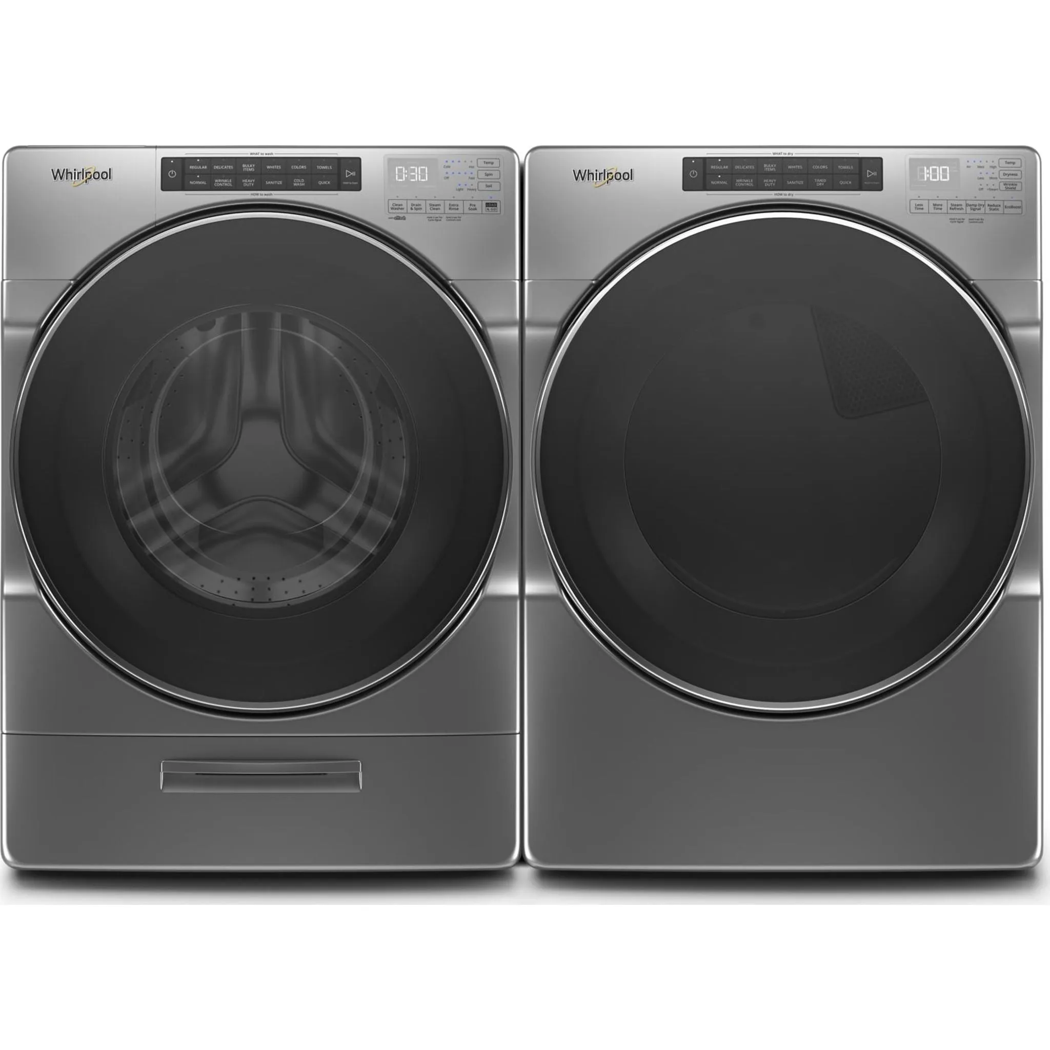 Whirlpool Gas Dryer (WGD6620HC) - Chrome Shadow