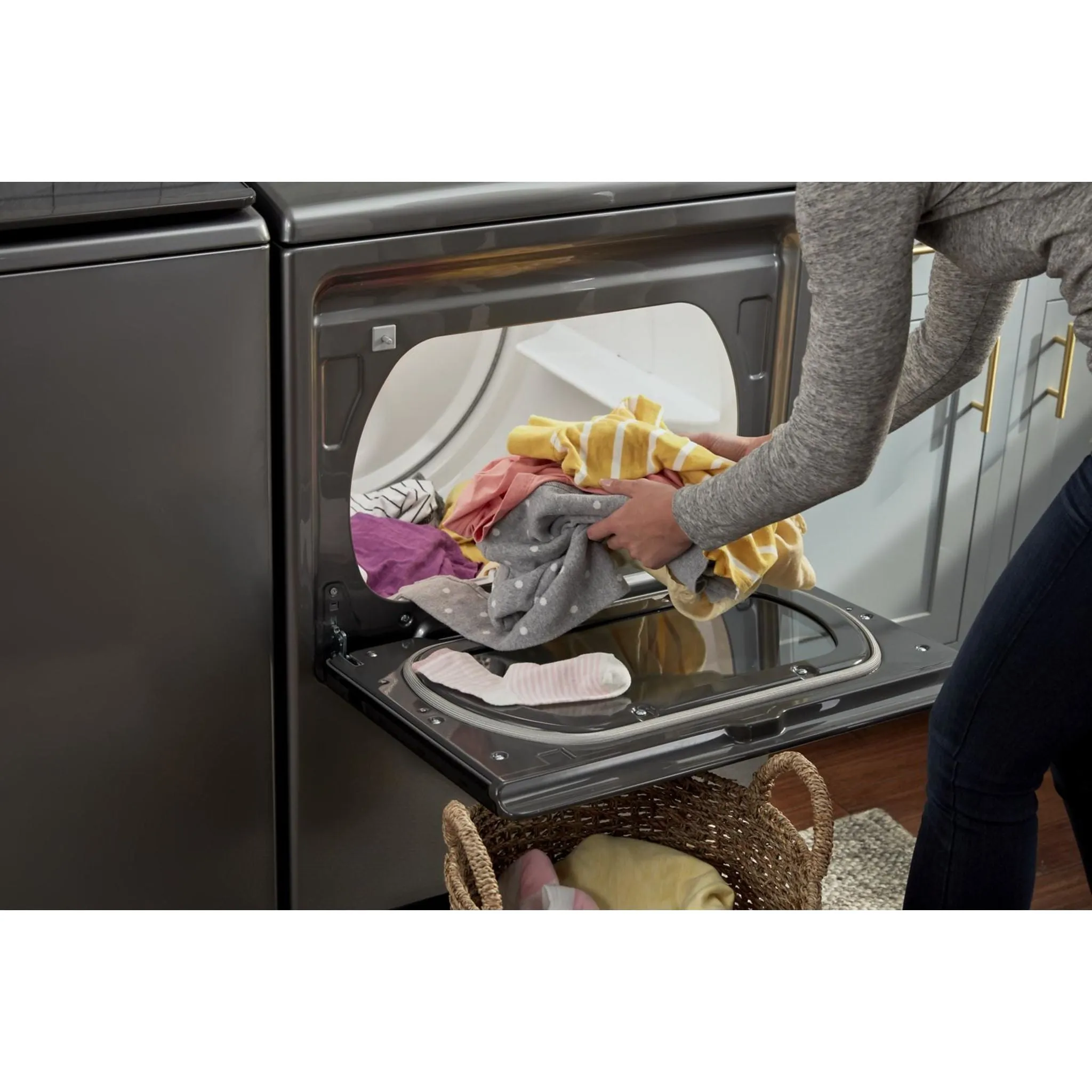 Whirlpool Gas Dryer (WGD7120HC) - Chrome Shadow