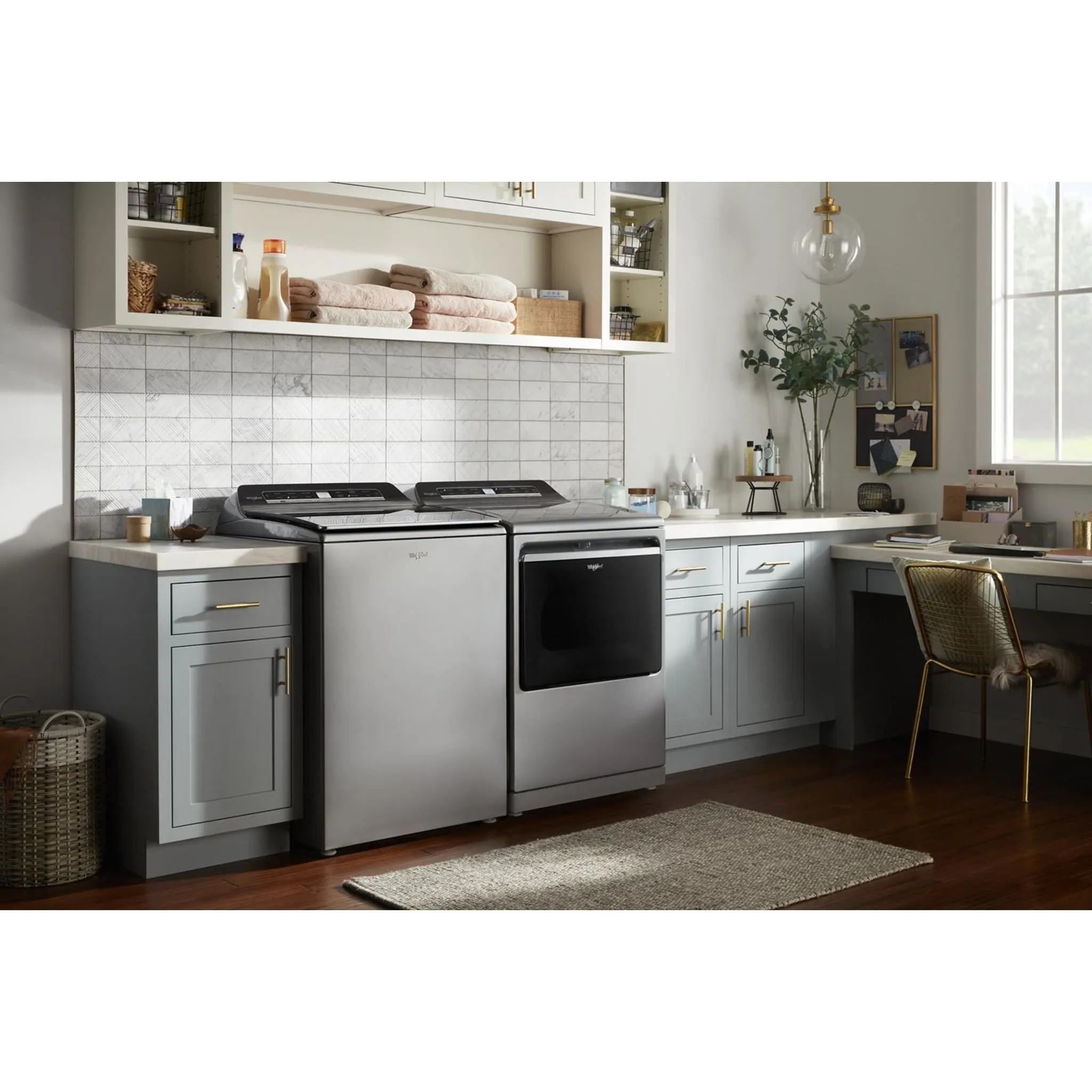 Whirlpool Gas Dryer (WGD7120HC) - Chrome Shadow