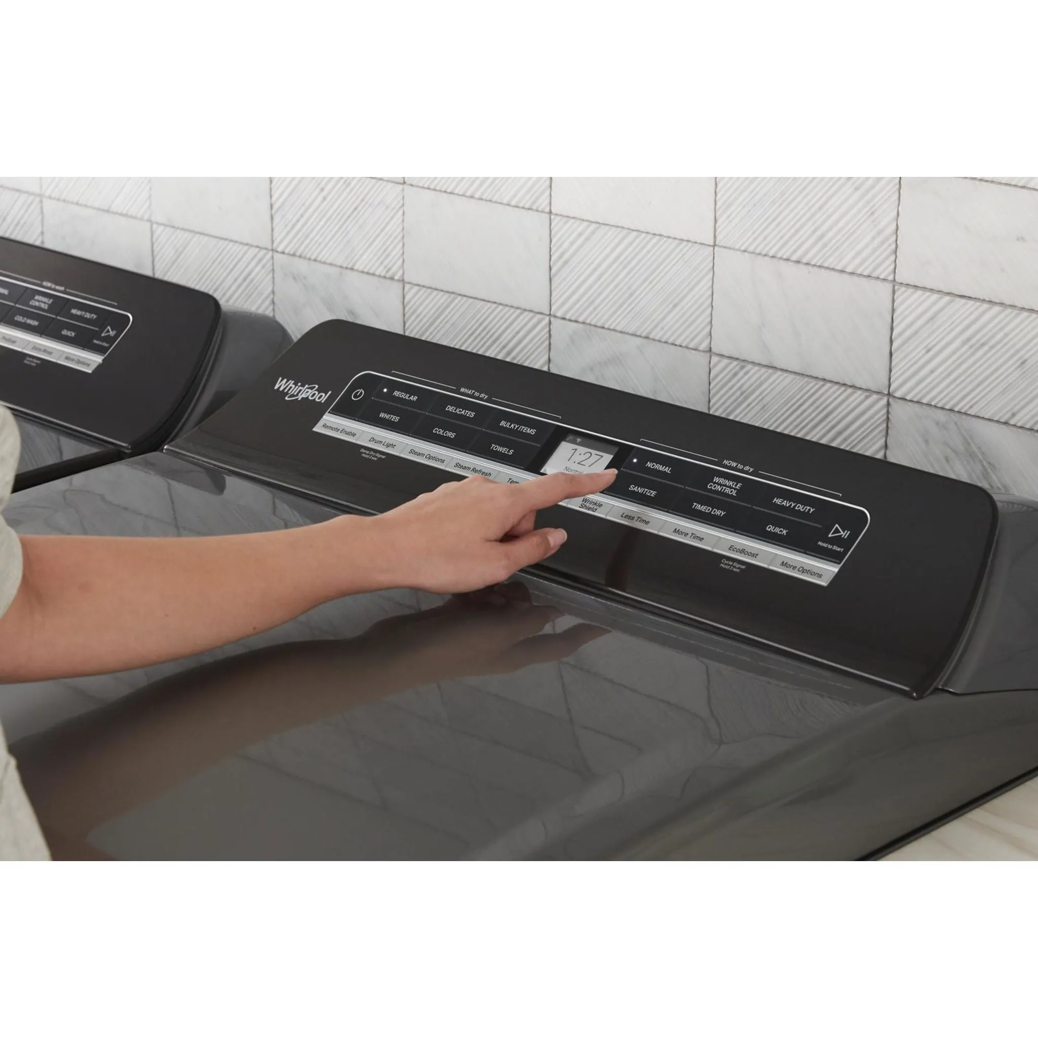 Whirlpool Gas Dryer (WGD7120HC) - Chrome Shadow