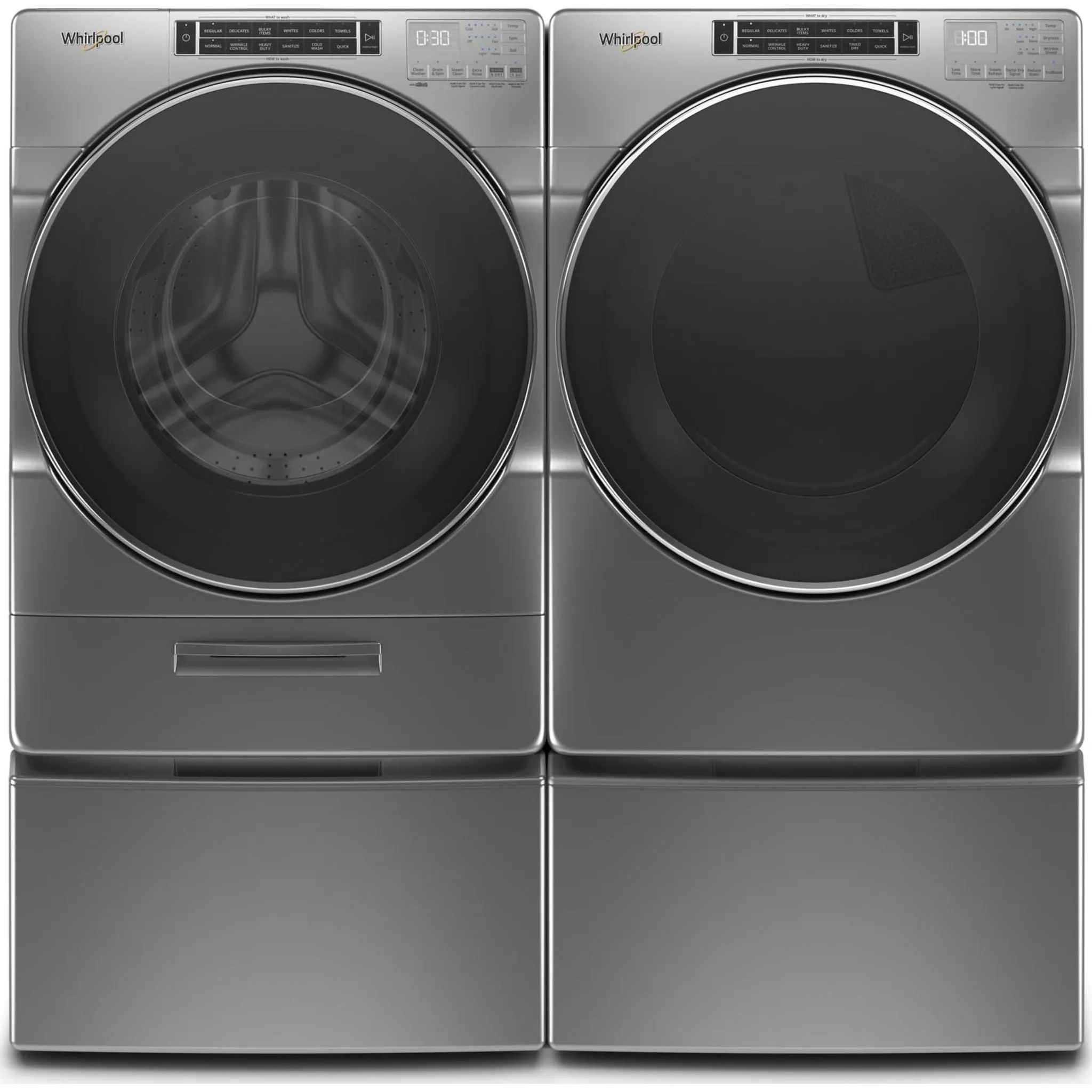 Whirlpool Gas Dryer (WGD8620HC) - Chrome Shadow