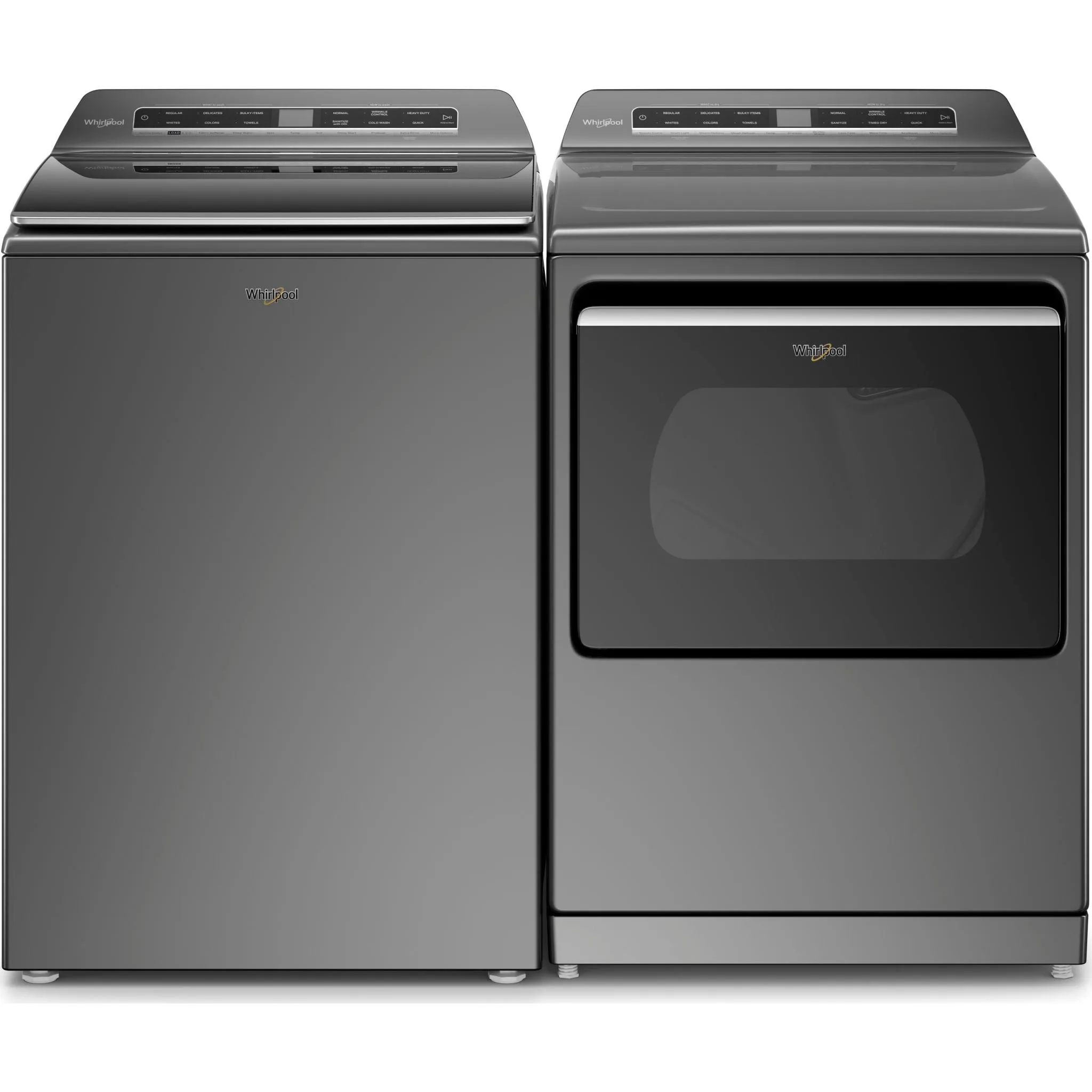 Whirlpool Top Load Pair (WHL1477669K) - Chrome Shadow