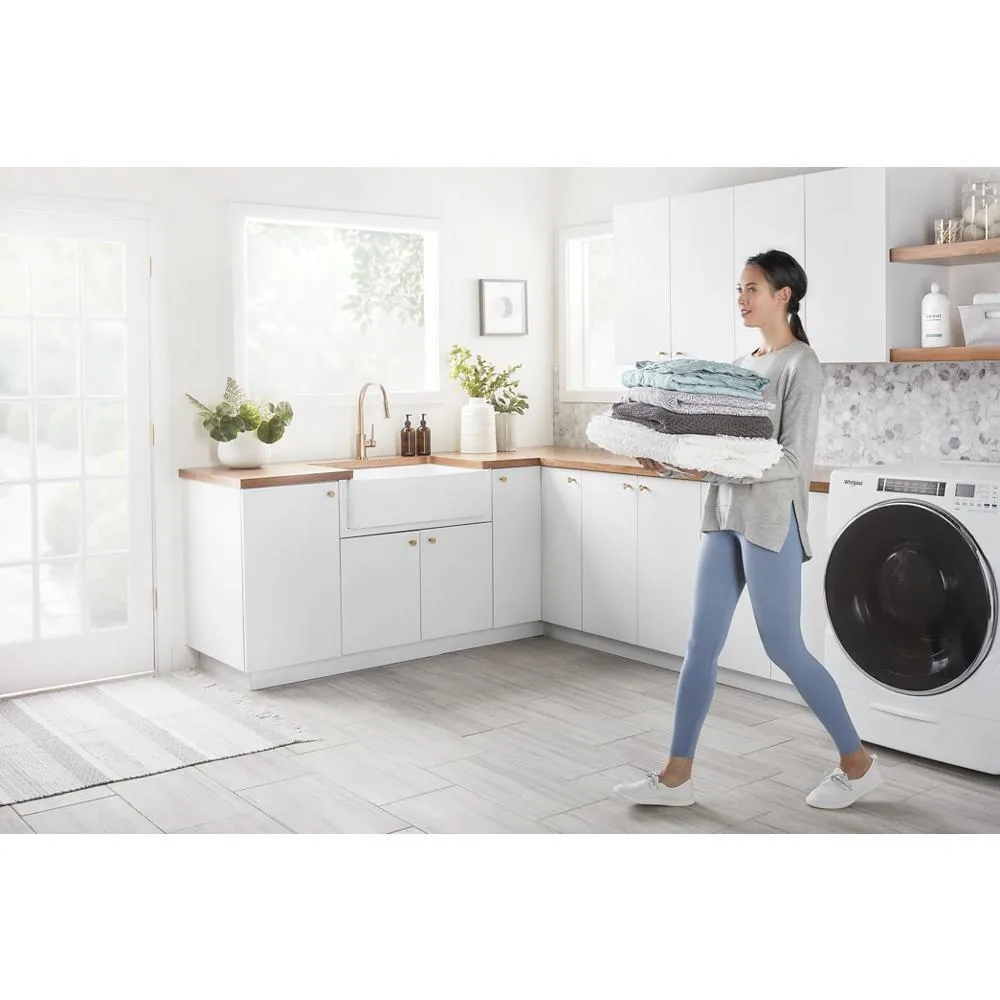 Whirlpool WED8620HW 7.4 cu. ft. Front Load Electric Dryer with Steam Cycles