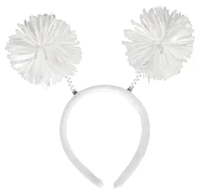 White Pom Pom Headbopper