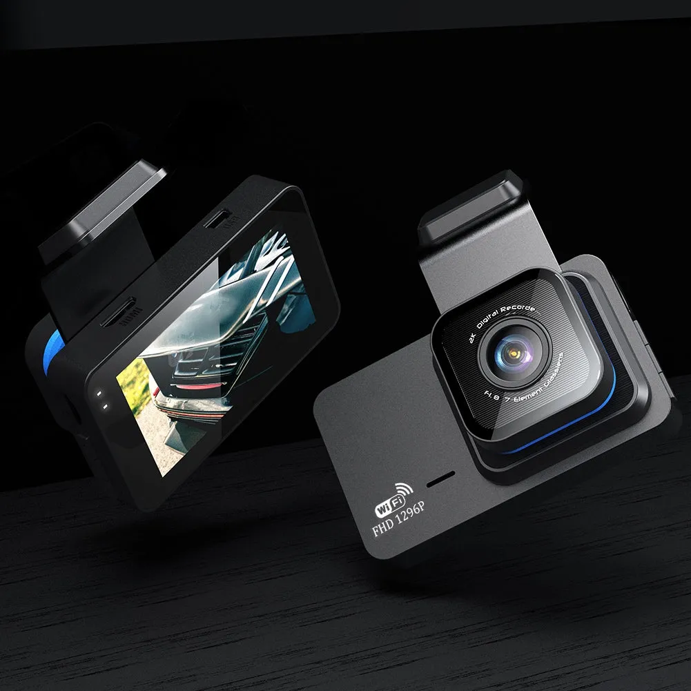 WIFI Dash Cam 3 inch IPS Screen Front Rear Dual Dash Camera 120