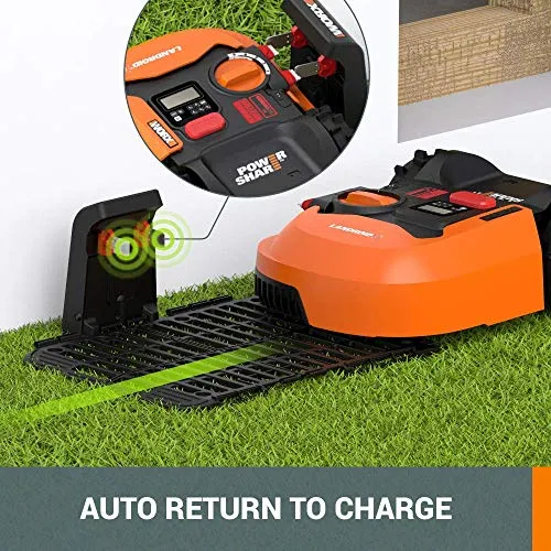 Worx WR140 Landroid M 20V Power Share Robotic Lawn Mower,Orange