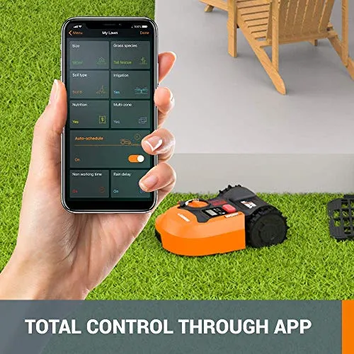 Worx WR140 Landroid M 20V Power Share Robotic Lawn Mower,Orange